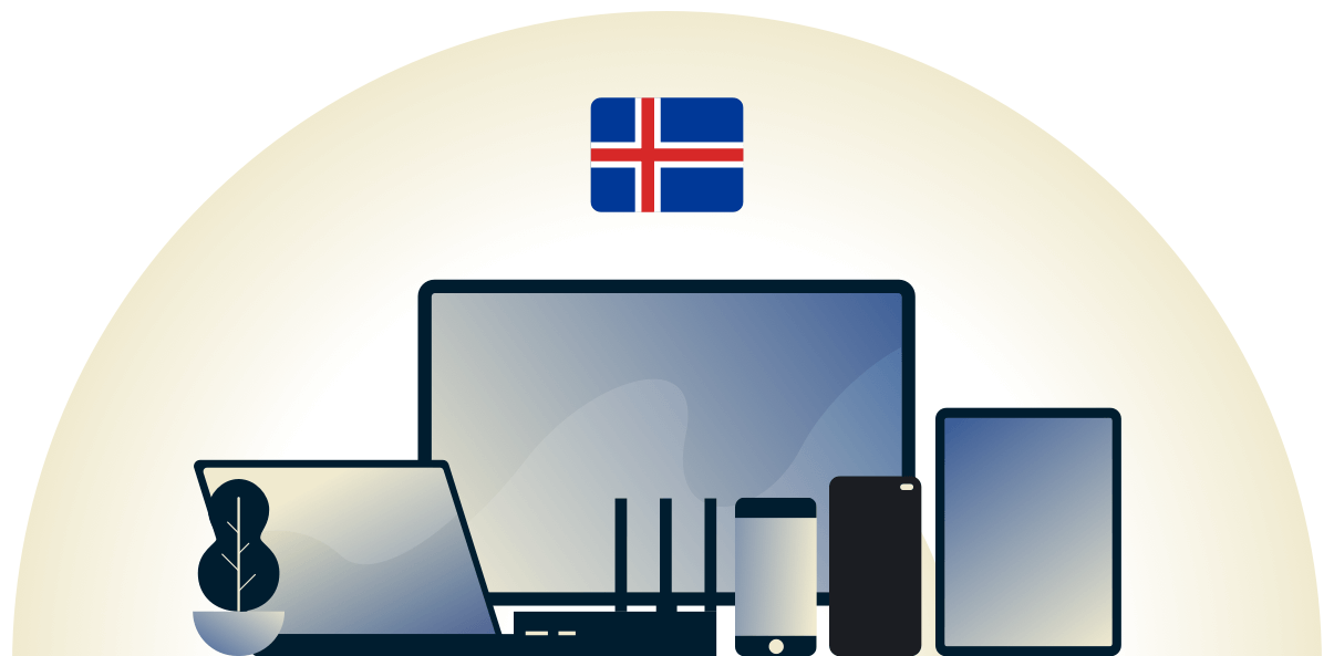 VPN для Исландии защищает различные устройства.